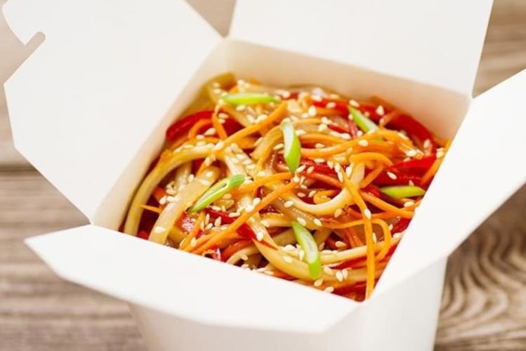 Овощная лапша вок