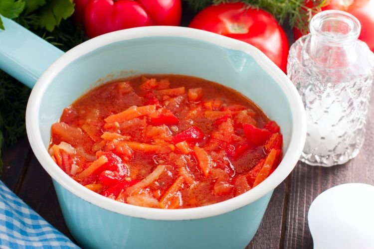 Лечо на сковороде