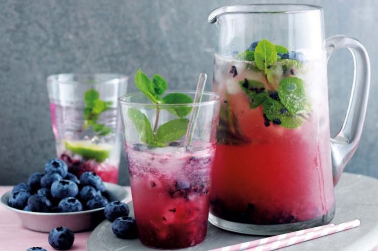 Ягодный мохито с ромом