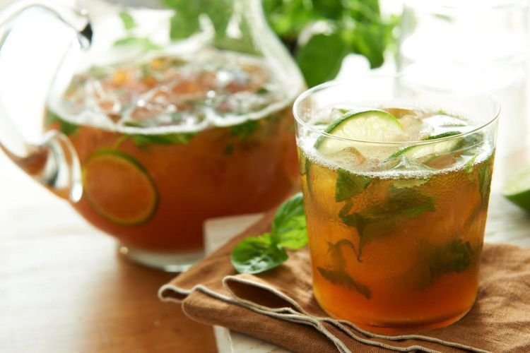 Мохито с зеленым чаем