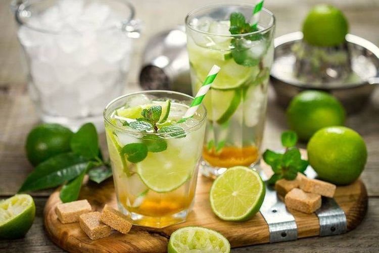 Мохито с джином и тоником