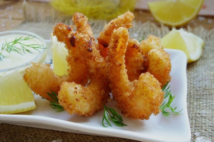 Лангустины в панировке