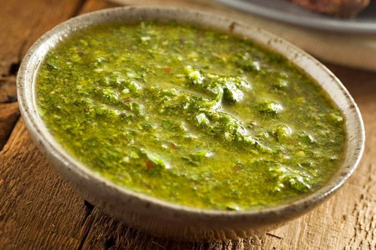 Зеленый соус к шашлыку