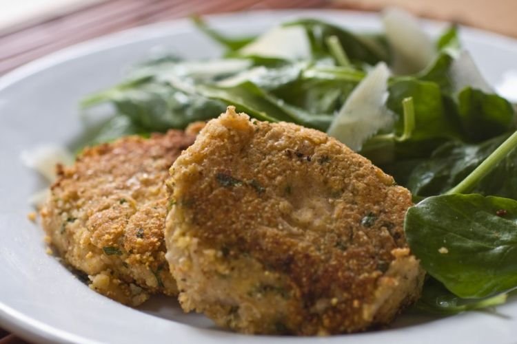 Постные котлеты из фасоли