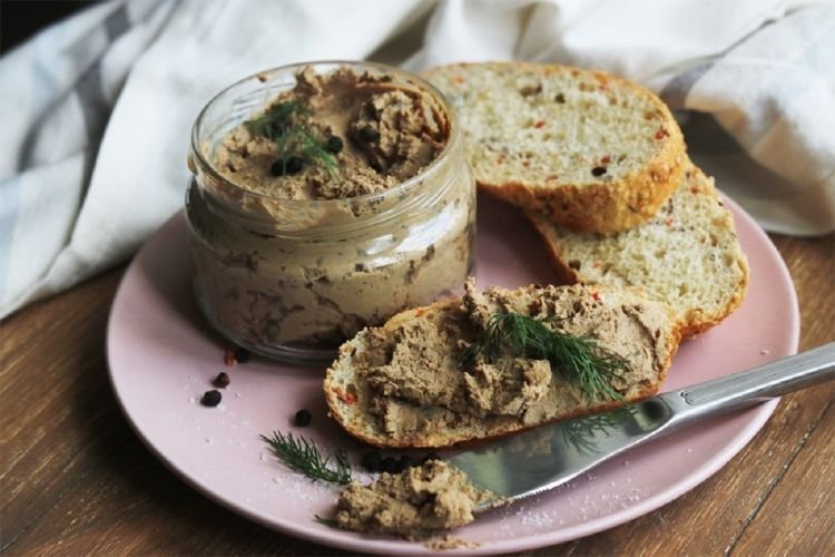 Паштет из куриной печени на зиму