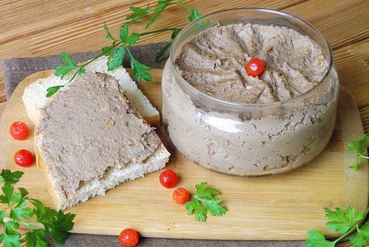 Диетический ПП паштет из куриной печени