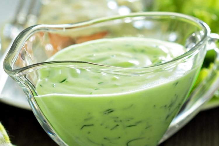 Сливочный соус с зеленью