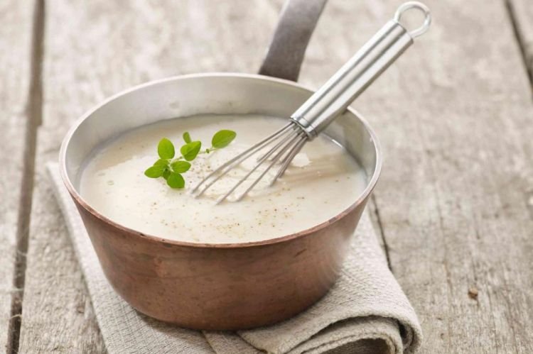 Сливочный соус на молоке для пиццы