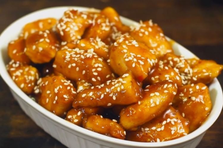 Жареная тыква в соевом соусе