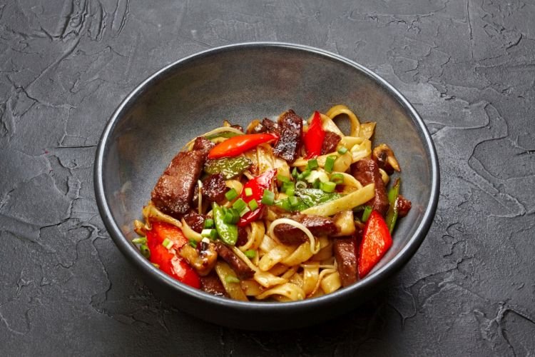 Удон с говядиной