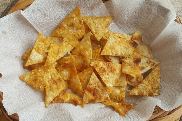 Чипсы из лаваша в мультиварке