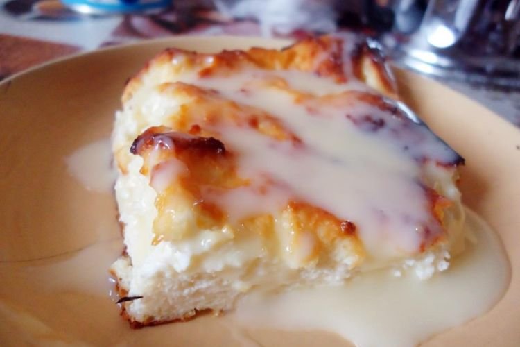 Пудинг со сгущенкой