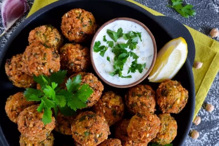 Фалафель с баклажаном