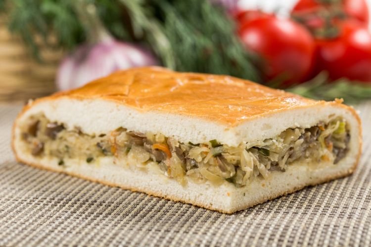 Начинка с капустой и грибами
