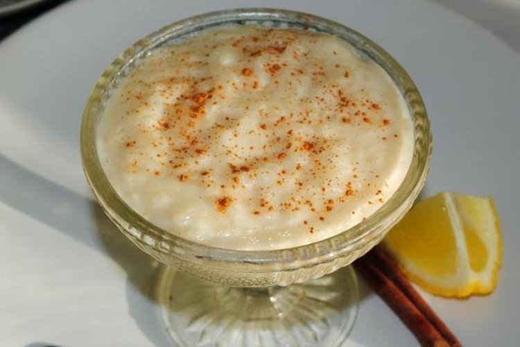 Постный рисовый пудинг