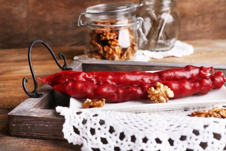 Чурчхела с вишневым соком