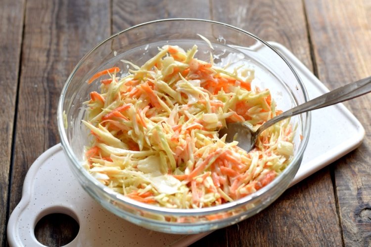 Салат Коул Слоу с редькой