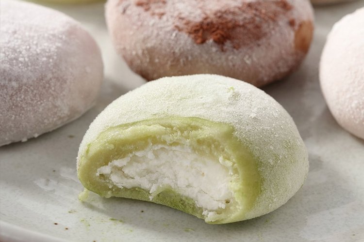 Моти с маскарпоне и белым шоколадом