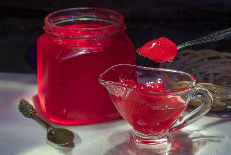 Желе из красной смородины с желфиксом