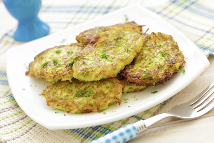Кабачковые драники без яиц