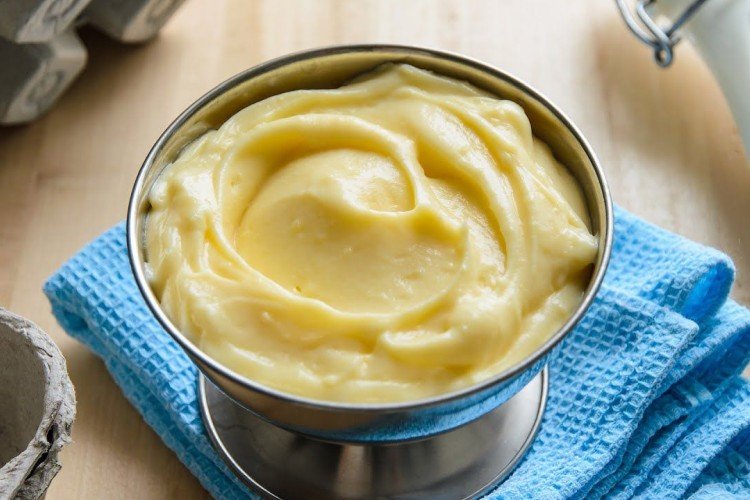 Заварной крем с медом для Наполеона