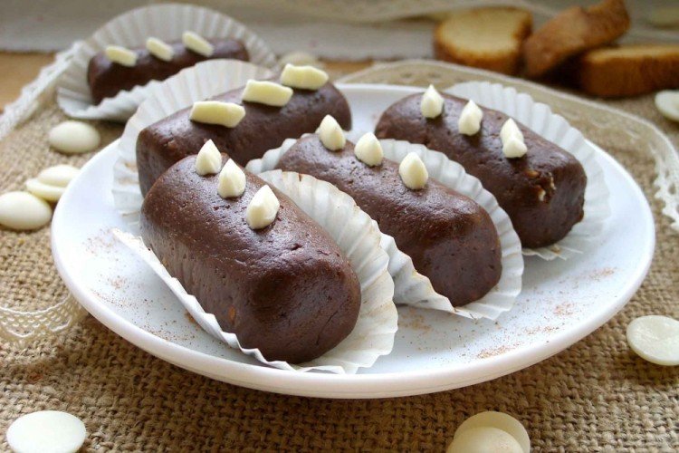 Пирожное «Картошка» из сладких сухарей