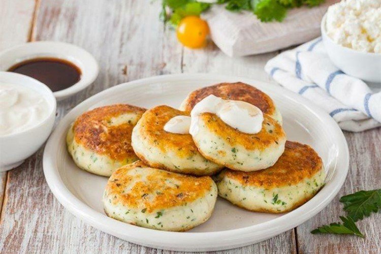 ПП сырники с зеленью