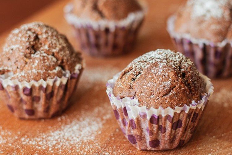 Шоколадные маффины с кабачками