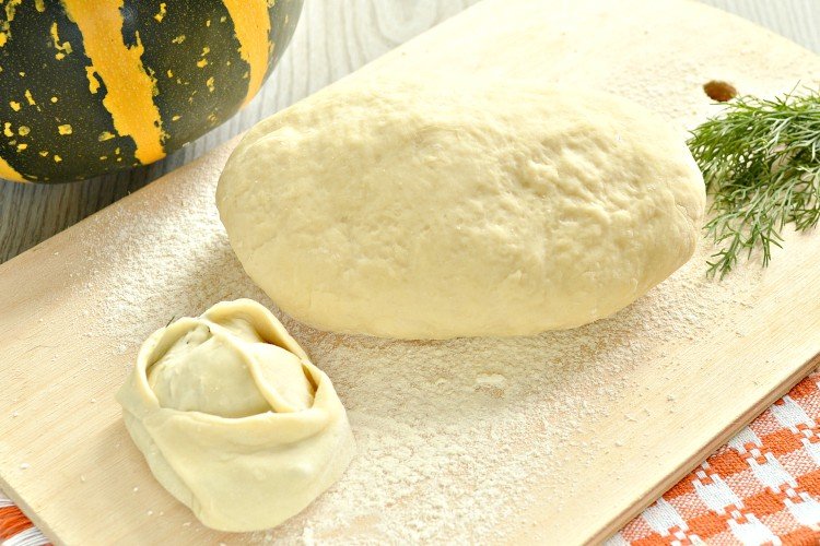 Тесто на манты на кипятке