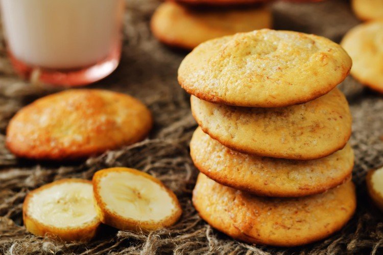Банановое печенье