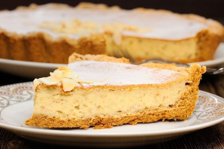 Пирог с банановой начинкой