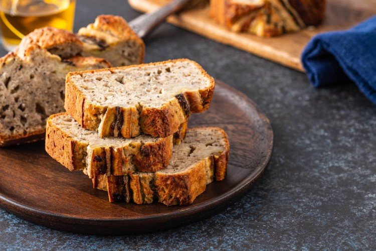 Банановый хлеб с семенами чиа