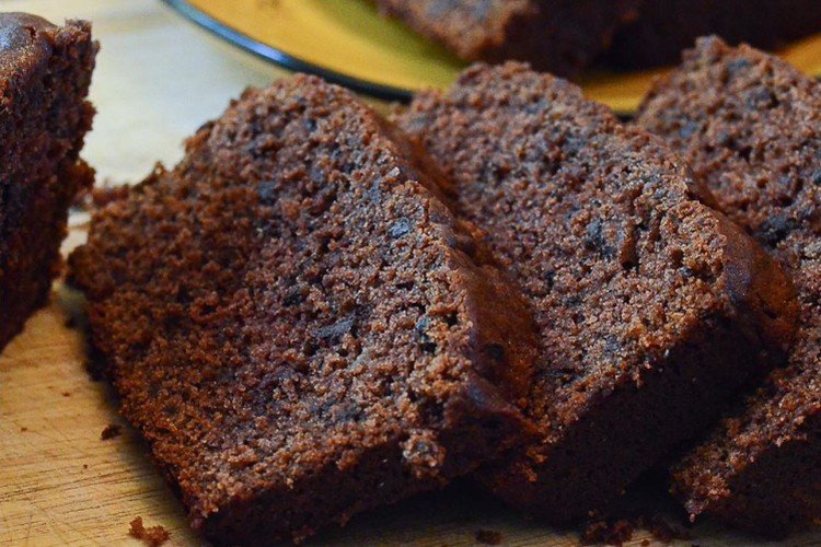 Шоколадный банановый хлеб