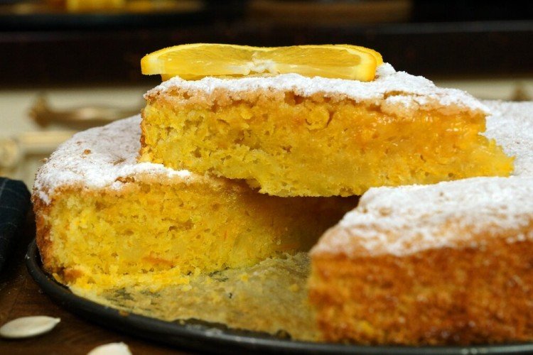 Тыквенный пирог в мультиварке