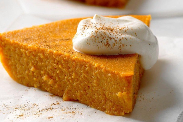 Тыквенный пирог с рисовой мукой