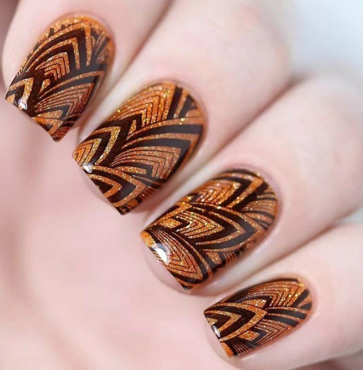 Абстрактный стемпинг