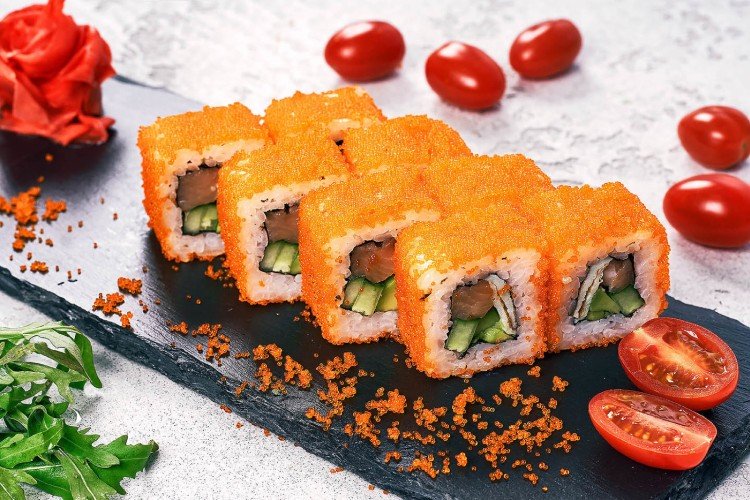 Роллы Калифорния с угрем