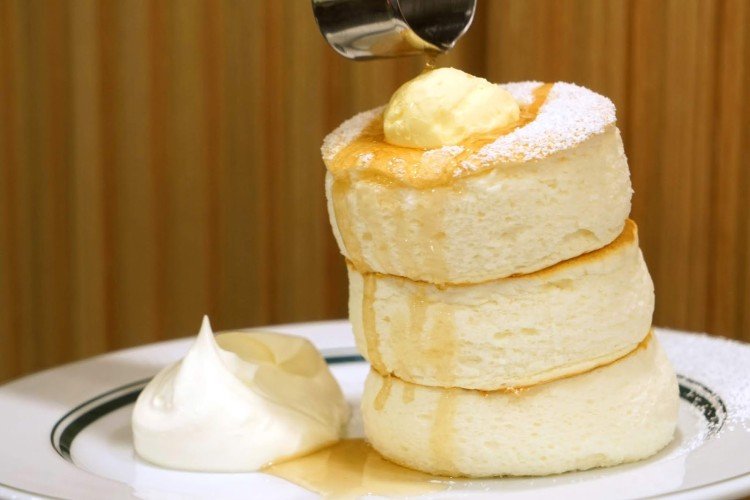 Японские панкейки с лимонным соком