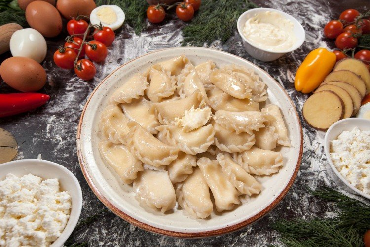 Вареники с творогом на кефире без яиц