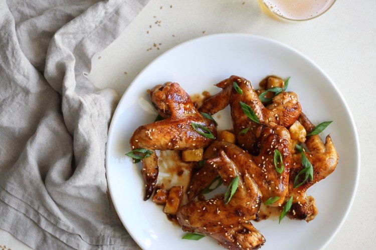 Курица с соусом терияки в духовке