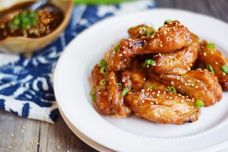Куриные крылышки в соусе терияки