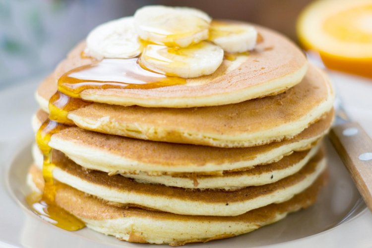 Банановые оладьи с крахмалом