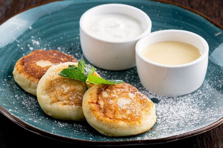 Творожники с медом