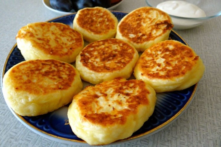 Творожники с кабачком