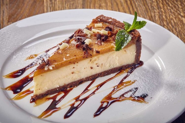 Ореховый чизкейк без выпечки