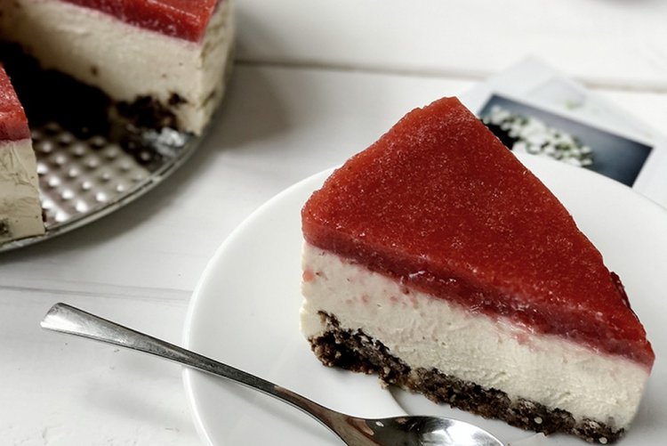 Постный чизкейк с тофу без выпечки