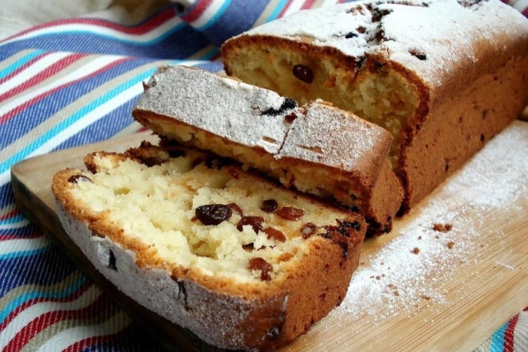 Творожный кекс