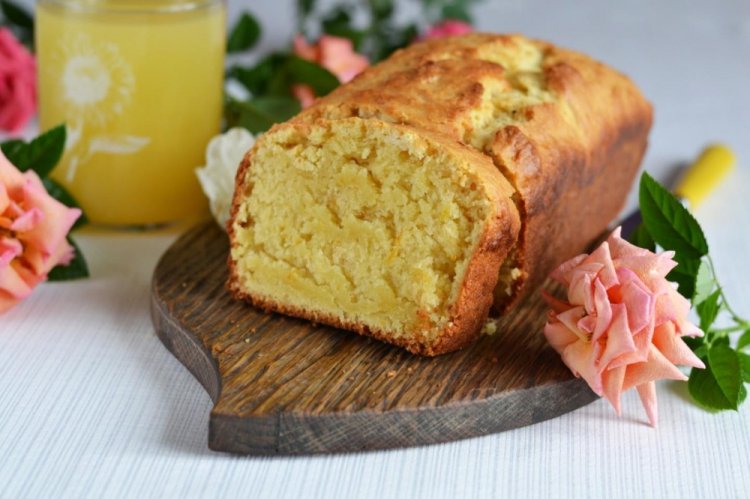 Банановый кекс с апельсином