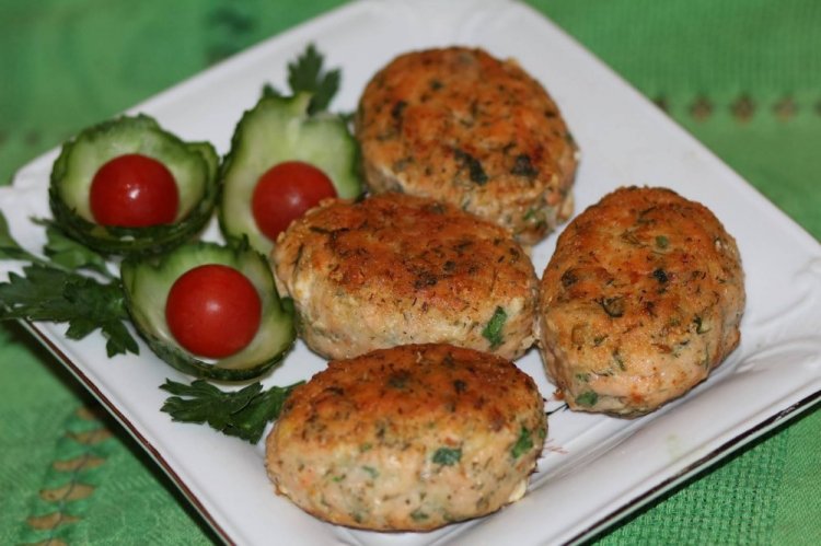 Котлеты из лосося