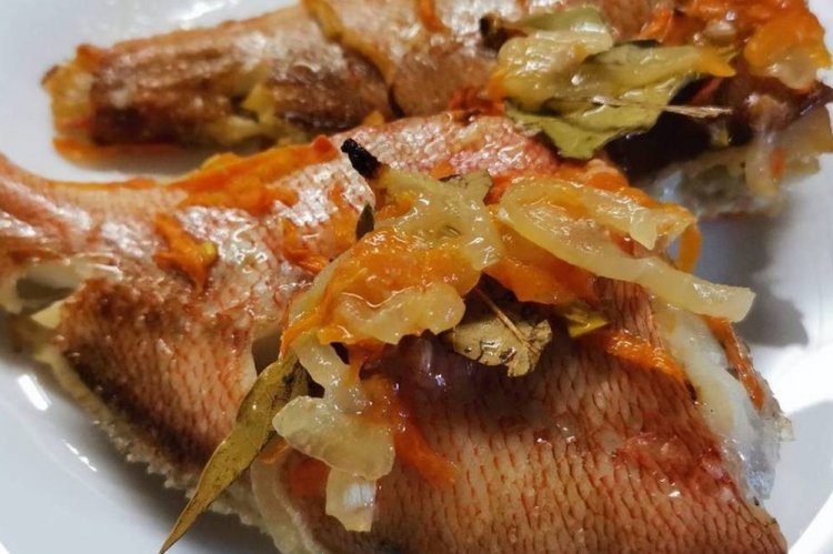 Морской окунь в рукаве